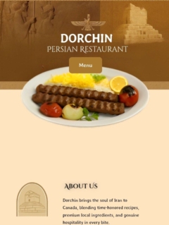 طراحی وبسایت رستورانی و منوی دیجیتال