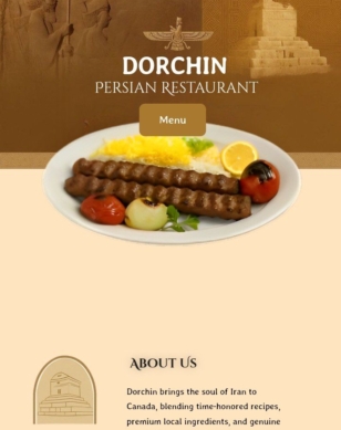 طراحی وبسایت رستورانی و منوی دیجیتال