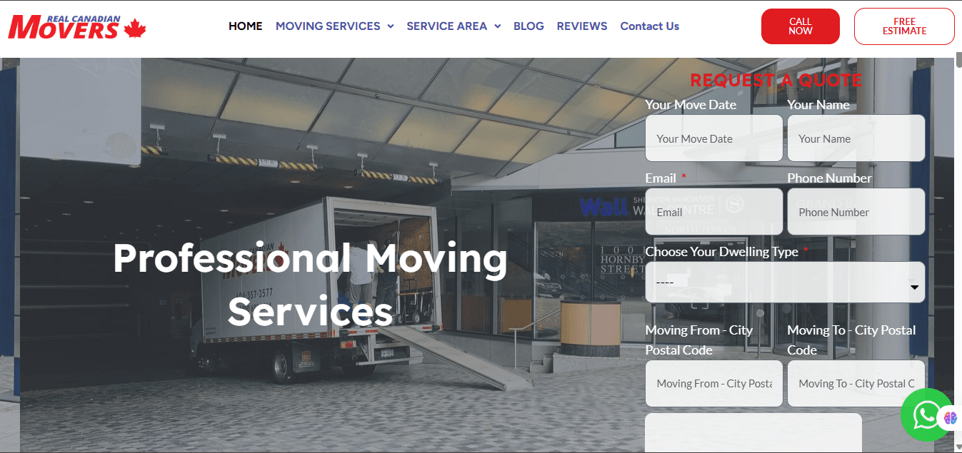 realcanadianmovers.com در ونکوور کانادا